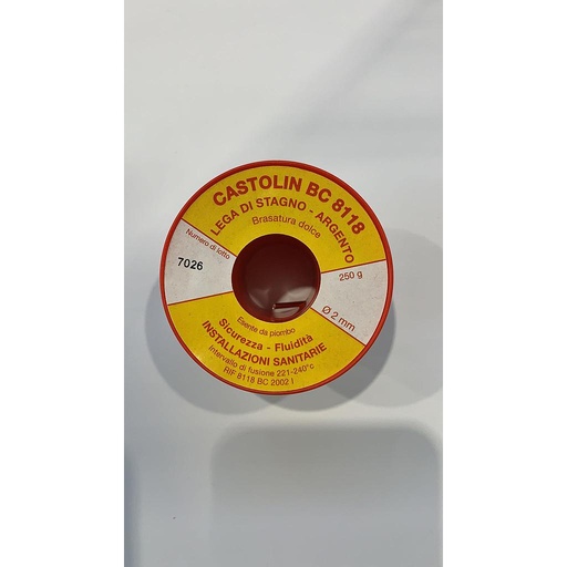 [IFNBC8118] BOBINA LEGA DI STAGNO-ARGENTO 250G