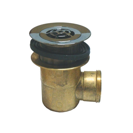 [IGFS452RA] PILETTA DOCCIA PESANTE 1"1/4 CON DADO CODOLO  RAME