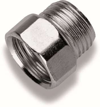 [IRAZ520125] MANICOTTO M.F. ACCIAIO ZINCATO 1"X25 MM