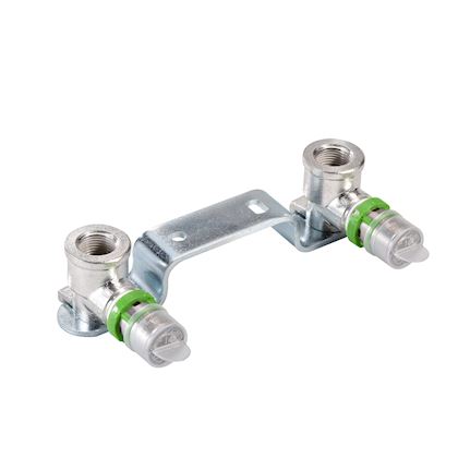[IROP74741612] STAFFA MONTATA 2GOMITI FF PRESSARE MULTISTRATO 16X1/2"-MULTISKIN