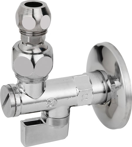 [IDB1000] RUBINETTO SOTTO LAVABO A SFERA 1/2X10 CR COMPACT