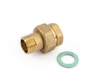 [IRR342114] BOCCHETTONE MF TENUTA PIANA 1"1/4 CON GUARNIZIONE VERDE