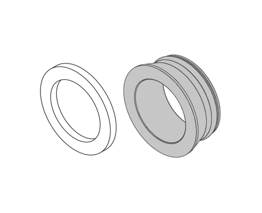 [ITCAP004001] ADATTATORE PER RACCORDO A TENUTA PIANA GAS 3/4" + GUARNIZIONE