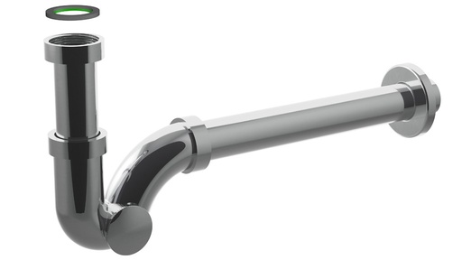 [IBM0370] SIFONE A ESSE IN OTTONE 1" 1/4 X 32