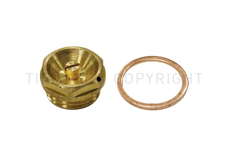 [ITM4720003] VALVOLA SFOGO ARIA GUARNIZIONE  IN CU PER  RACCORDI SOLARI 1/2"