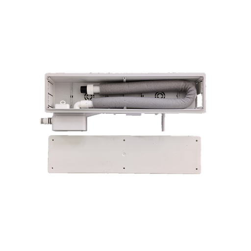 [ITKSIFONTEK] CASSETTA PER PREDISPOSIZIONE SCARICO CONDENSA CON SIFONE 430x108x65 mm
