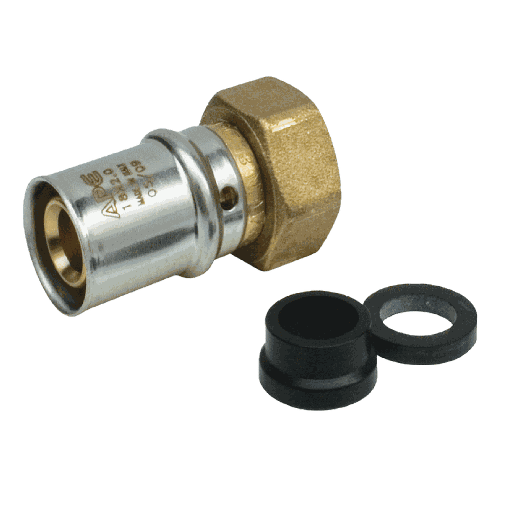 [IAPAP1853416] RACCORDO DIRITTO CON GIRELLO 3/4"X16 PRESSARE