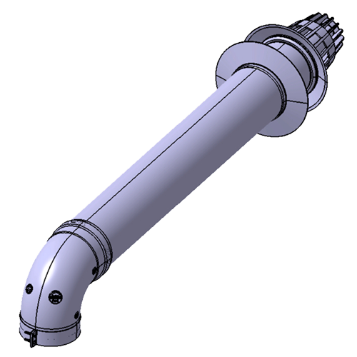 [INV15003437] KIT CONDOTTO ASPIRAZIONE E SCARICO  Ø 60/100