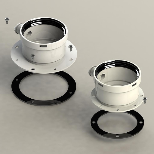 [ITG8MADBFO5] KIT TRONCHETTI FLANGIATI SDOPPIATI Ø 80/80 COND.