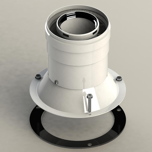 [ITG610CVJKP15] KIT ATT VERT FLANG COASS Ø 60/100 COND.