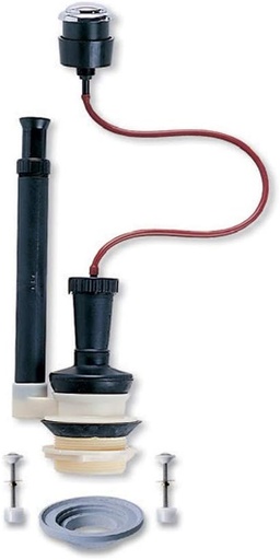 [ITR160212] MECCANISMO CON KIT MONOBLOCCO CROMO CON CORPO IN PLASTICA