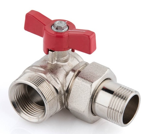 [IAT501834] VALVOLA A SFERA A SQUADRA CON BOCCHETTONE INTERCAMBIABILE 3/4" ASTORI