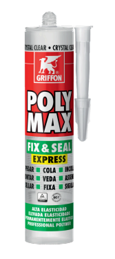 [IGRF6309118] Griffon SILICONE POLYMAX FIX&SEAL EXPRESS TRASPARENTE