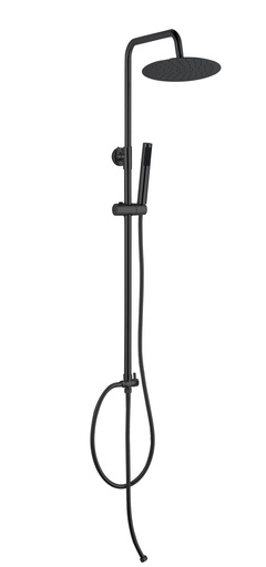 [IIDCDNERO] COLONNA DOCCIA TIME COMPLETA CON DEV. NERO OPACO