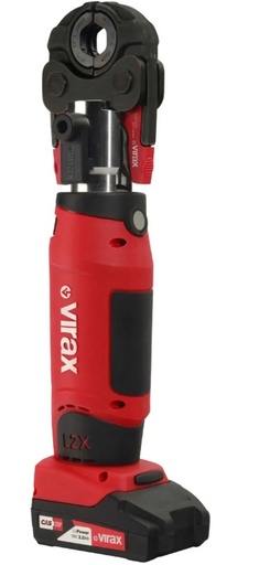 [IVXPRESS] PRESSATRICE VIRAX VIPER M2X CON PINZA MADRE + INSERTI TH 16-20-26-32 + 2 BATTERIE 18V