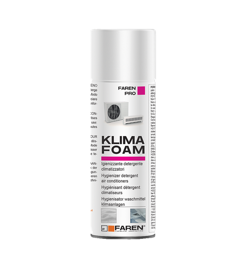 [IFRKLIMAFOAM] KLIMA FOAM SCHIUMOGENO IGENIZZANTE DETERGENTE PER CONDIZIONATORE 400ML 