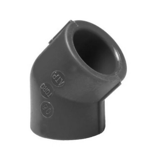 [IPLACUQ20] GOMITO DOPPIO  45° PN25 D20  PPR NERO UV FITTINGS