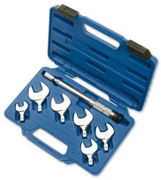 [IWG08007025] KIT CHIAVE DINAMOMETRICA- SET FORCHETTE 17-22-24-26-27-29 mm - COPPIA REGOLABILE DA 0 a 75   NmTW/KIT-04