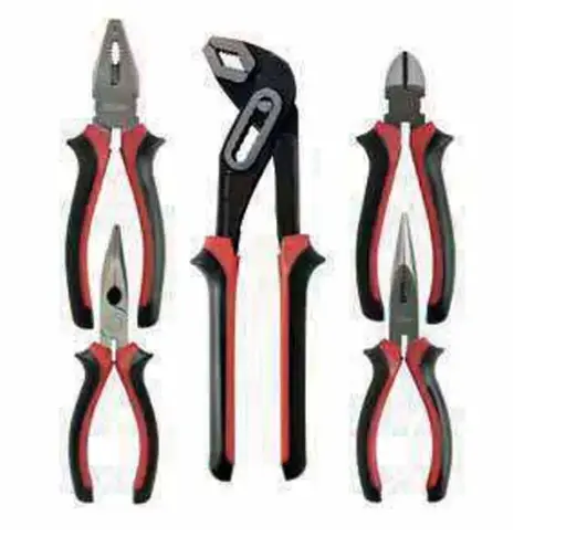 [ITCSET5PA] SET 5 PINZE ASSORTITE IN ACCIAIO