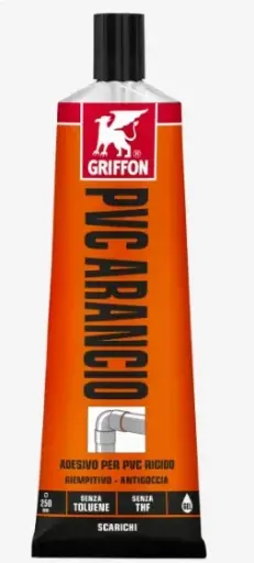 [IGRF7008938] GRIFFON ADESIVO RP ARANCIO 125gr TUBETTO