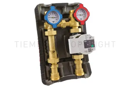 [ITM5570386] GRUPPO DI RILANCIO COIBENTATO FREDDO PER IMPIANTI A FANCOIL POMPA WILO PARA 25/7-130 DN 25