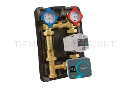[ITM5570717] GRUPPO DI MISCELAZIONE CON SERVOMOTORE COMPLETO DI REGOLATORE ELETTRICO A PUNTO FISSO PER  IMPIANTI A FANCOIL -ATTACCHI 1"1/2 M 